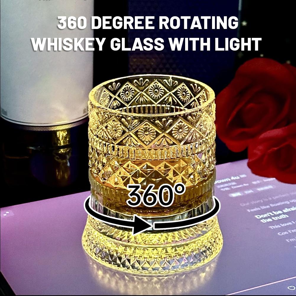 Wine With Beer Cocktail - Draaibaar whiskyglas, creatief kristallen bierglas, stressverlichtende