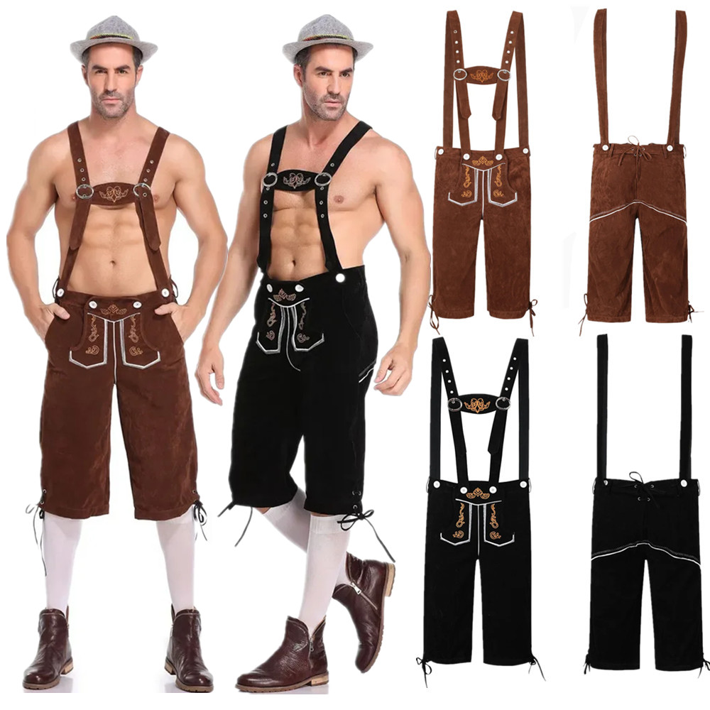 Beer & Wine Jockey Plaza Shopping - M-XXL Mannen Duitse Oktoberfest Lederhosen Kostuum