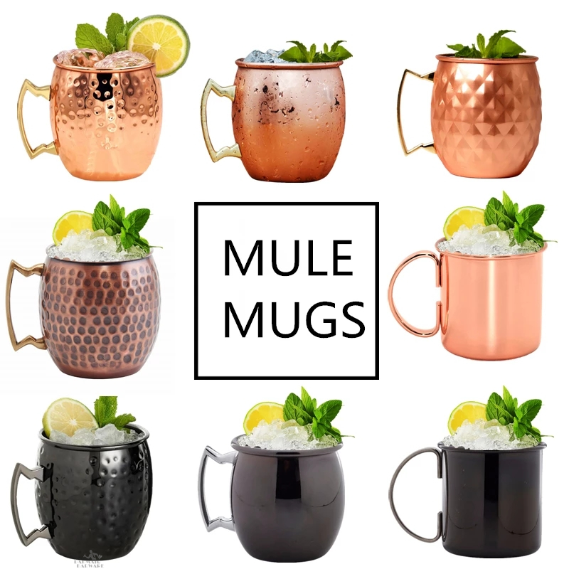 Wine Beer Coffee - 1 stuks 550ml Moskou Mule Koperen