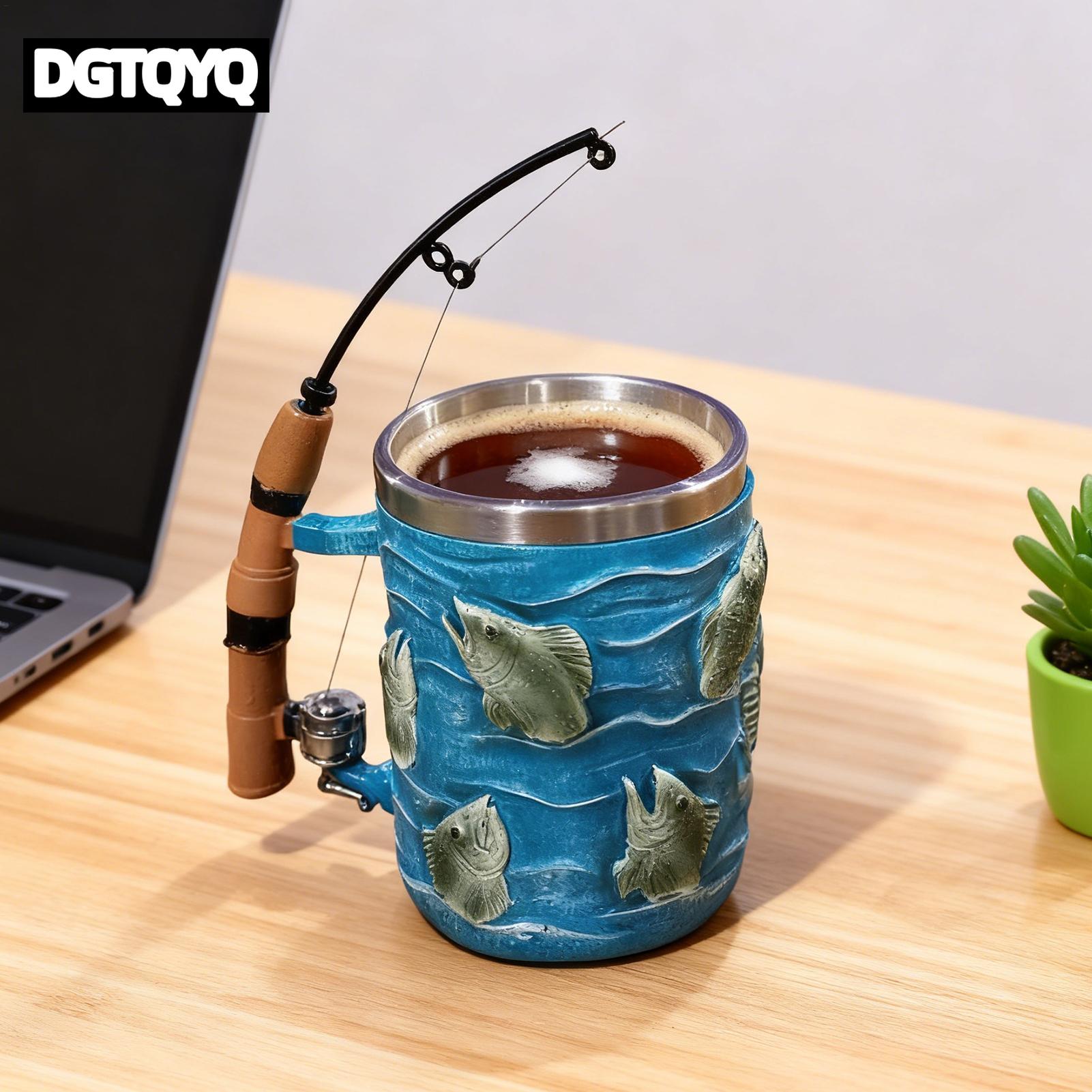 Wine Beer Coffee - Koffiemok Harsen 3D Vis Koud Warm