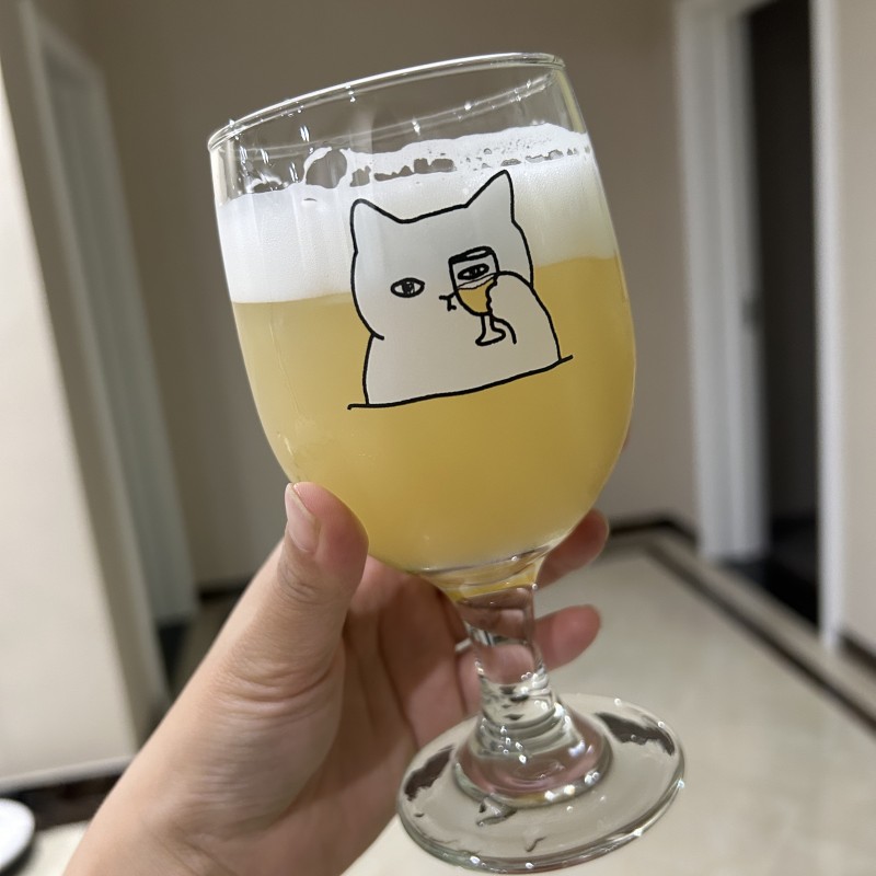 Kattenglas Koreaanse stijl gla - Wine Beer Foot recensie en prijs