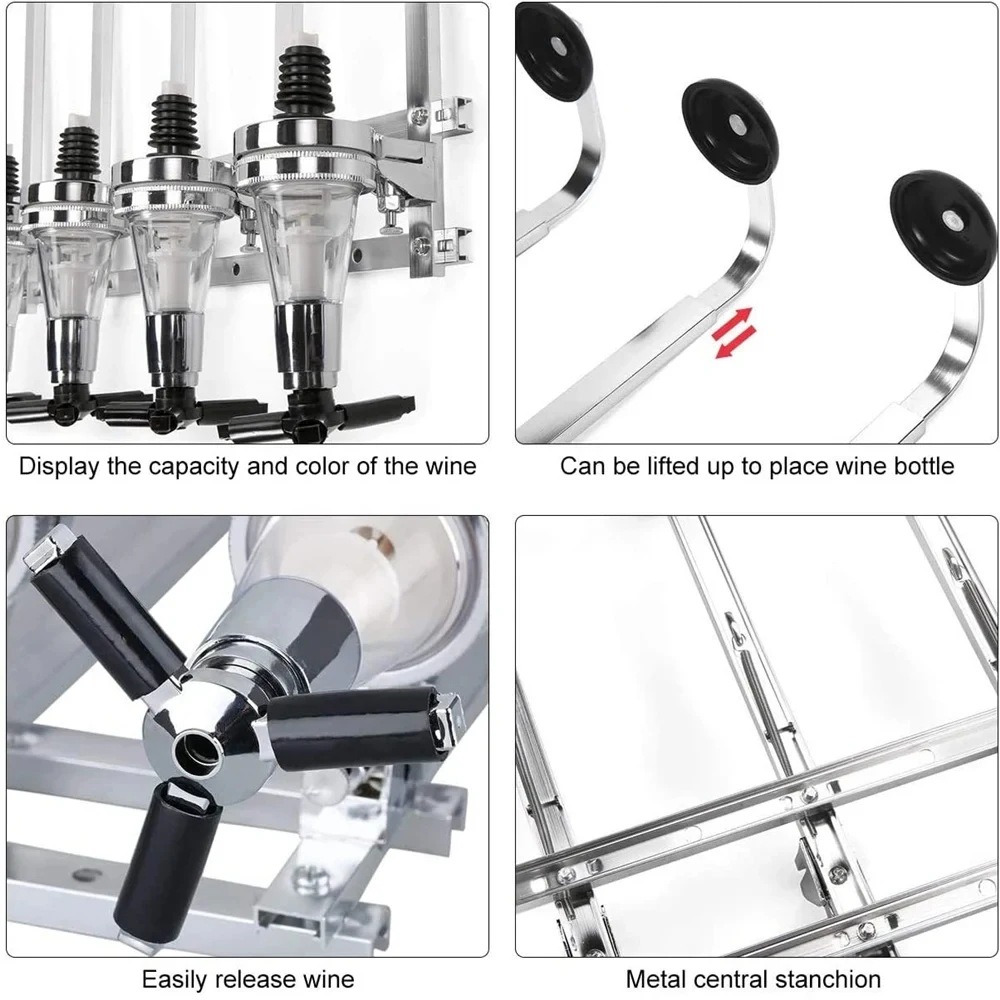 1-6 flessen alcohol dispenser, - Wine With Beer Cocktail recensie en prijs