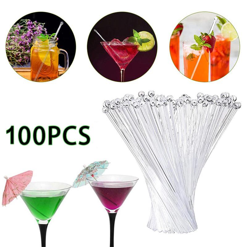 100 Stuks Transparante Cocktai - Muddler Cocktail Bar recensie en prijs