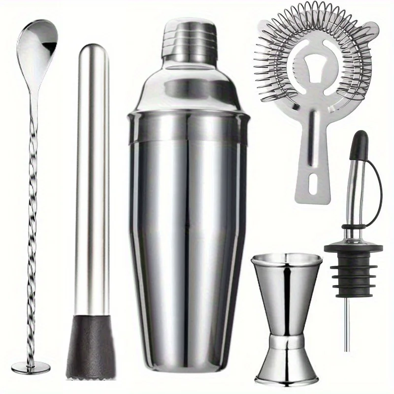 RVS Cocktail Shaker Set met 75 - Muddler Cocktail Bar recensie en prijs