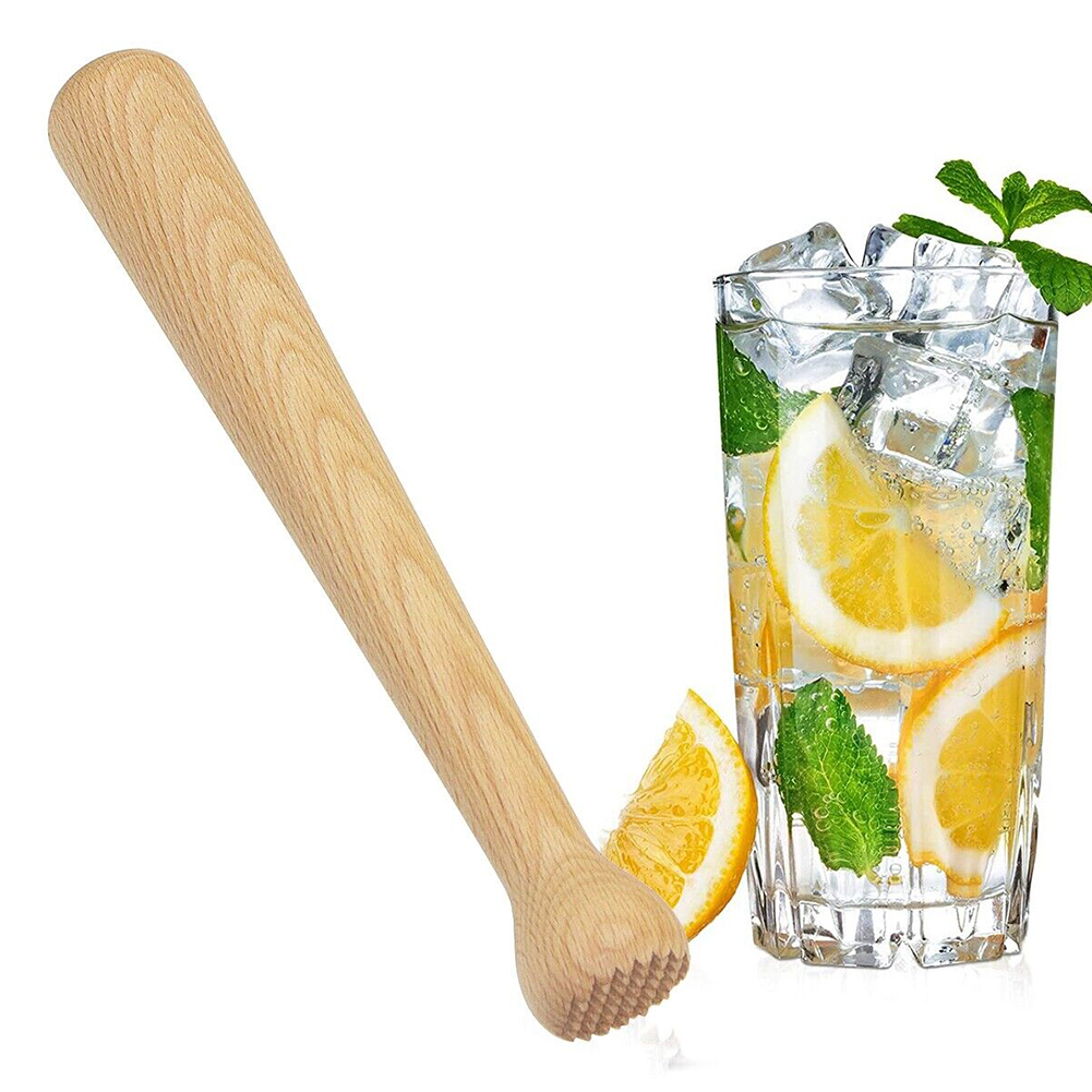 Cocktailmuddler van beukenhout - Muddler Cocktail Bar recensie en prijs