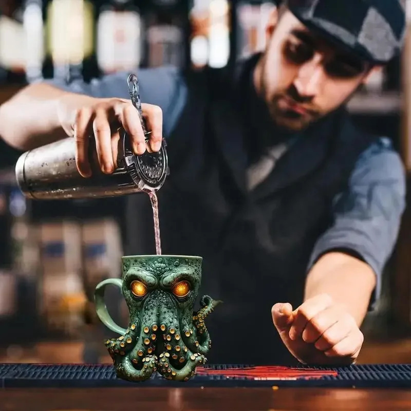 Octopus Bier Koffiemokken Mode - Wine Beer Coffee recensie en prijs