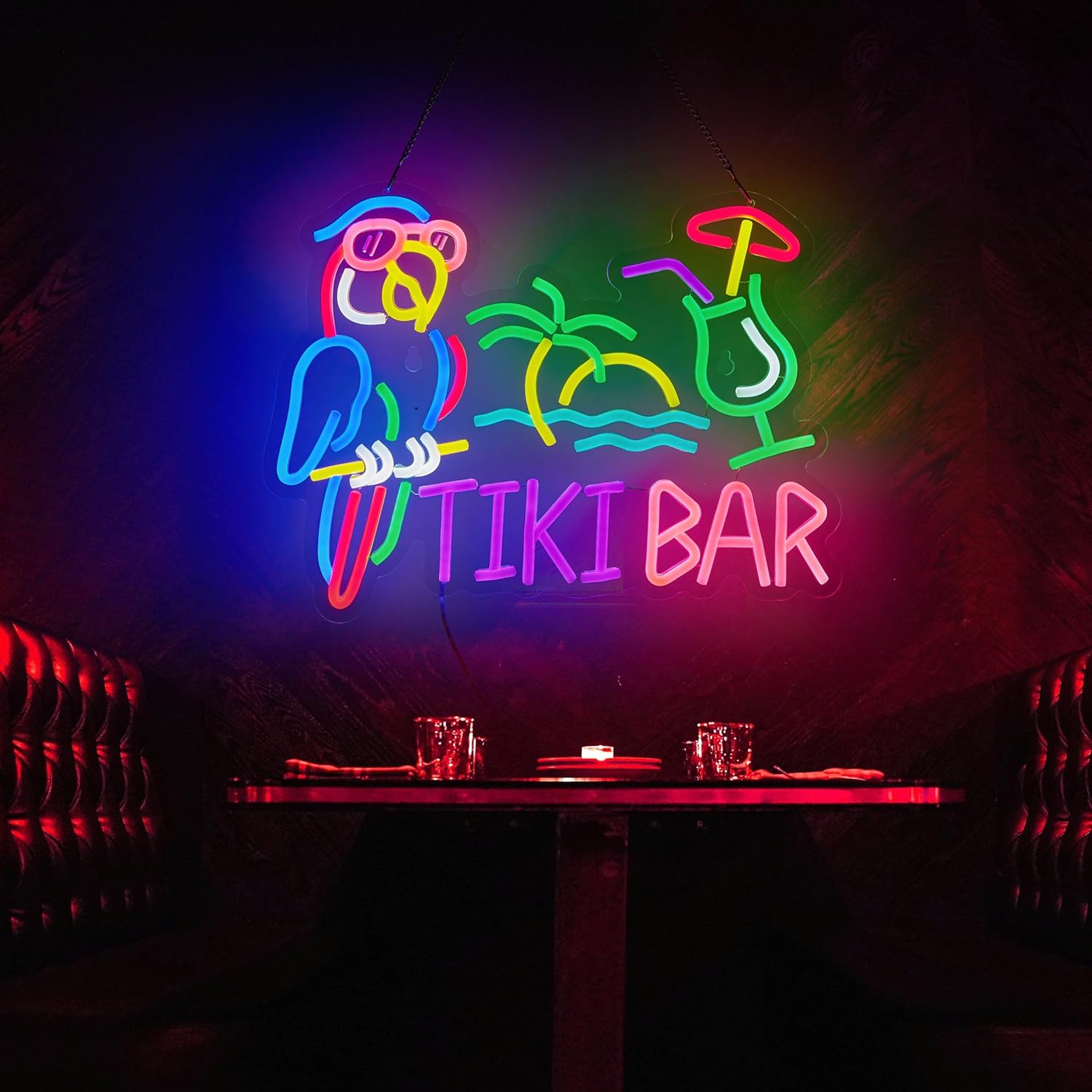 Tiki Bar Papegaai Palmboom Neo - Beer & Wine Jockey Plaza Shopping recensie en prijs