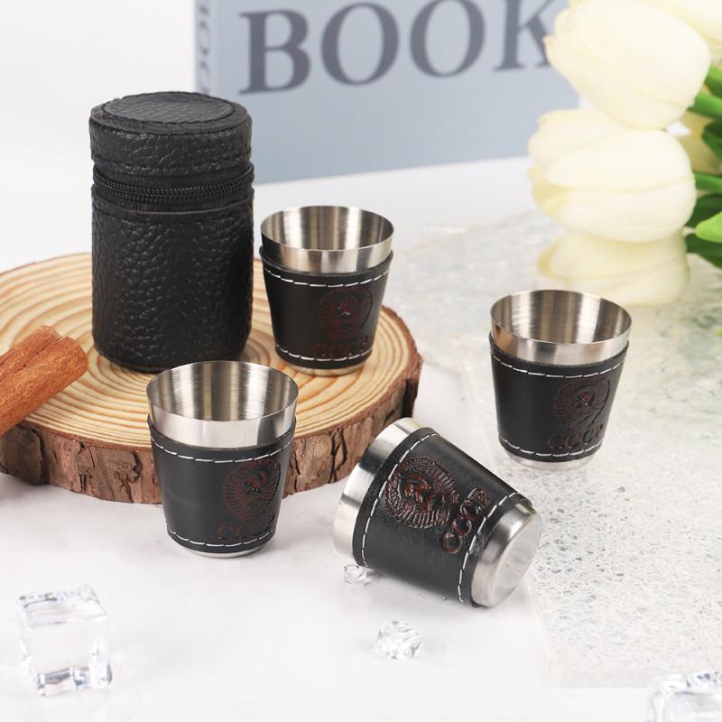 4 stks/set reisbekers roestvri - Beer Flight Set recensie en prijs