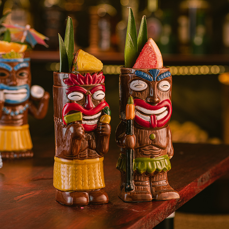 Keramische Tiki-mok, Hawaiiaan - Wine Beer Coffee recensie en prijs