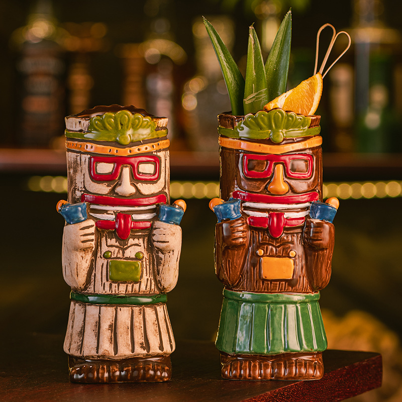 Keramische Tiki-mok, Hawaiiaan - Wine Beer Coffee recensie en prijs